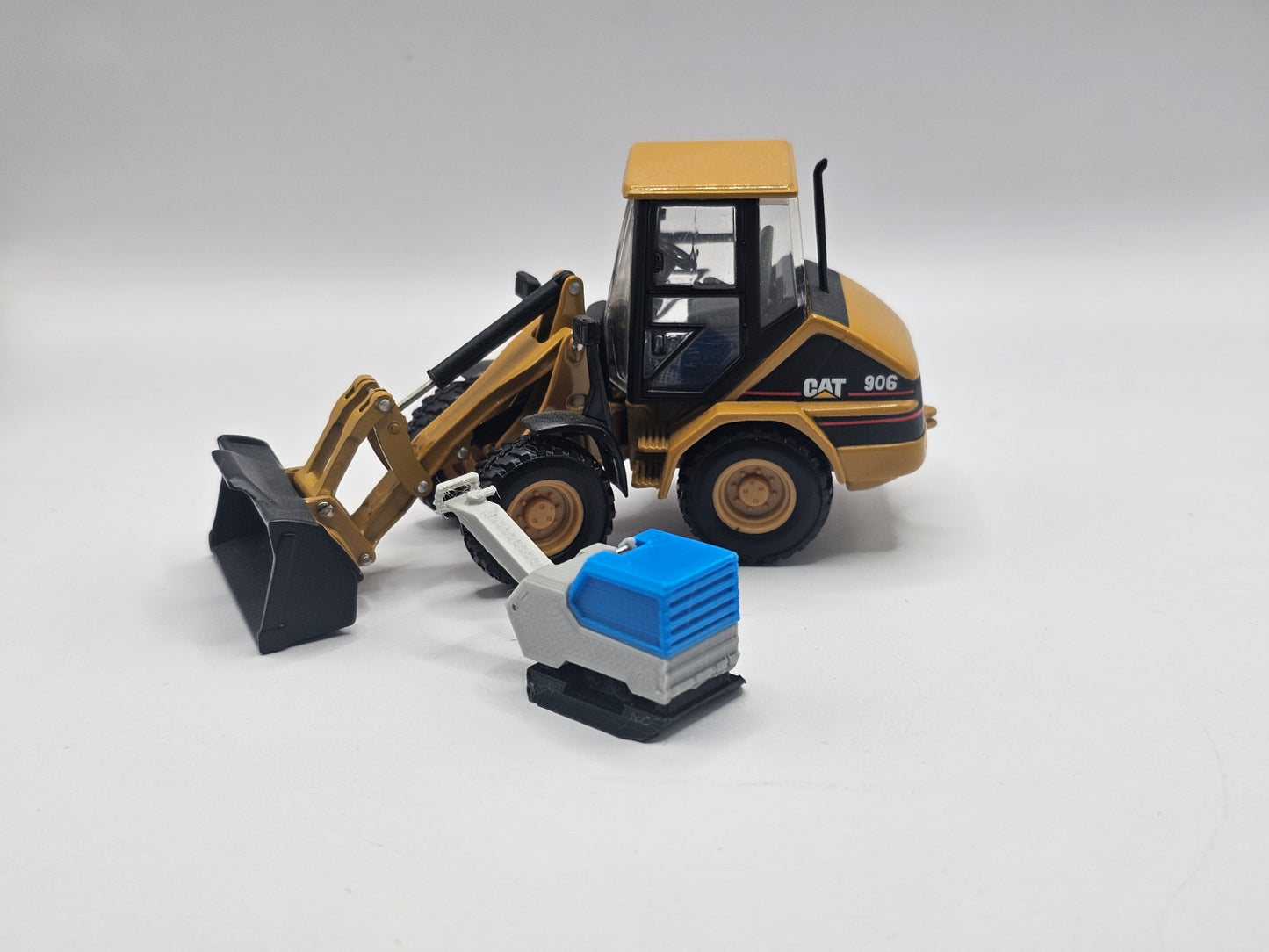 Rüttelplatte 1/50 Blau/Grau