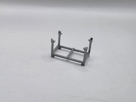 Transportgestell/ Stapel Gestell im Maßstab 1/50 Ladegut Lackiert in Zink Optik