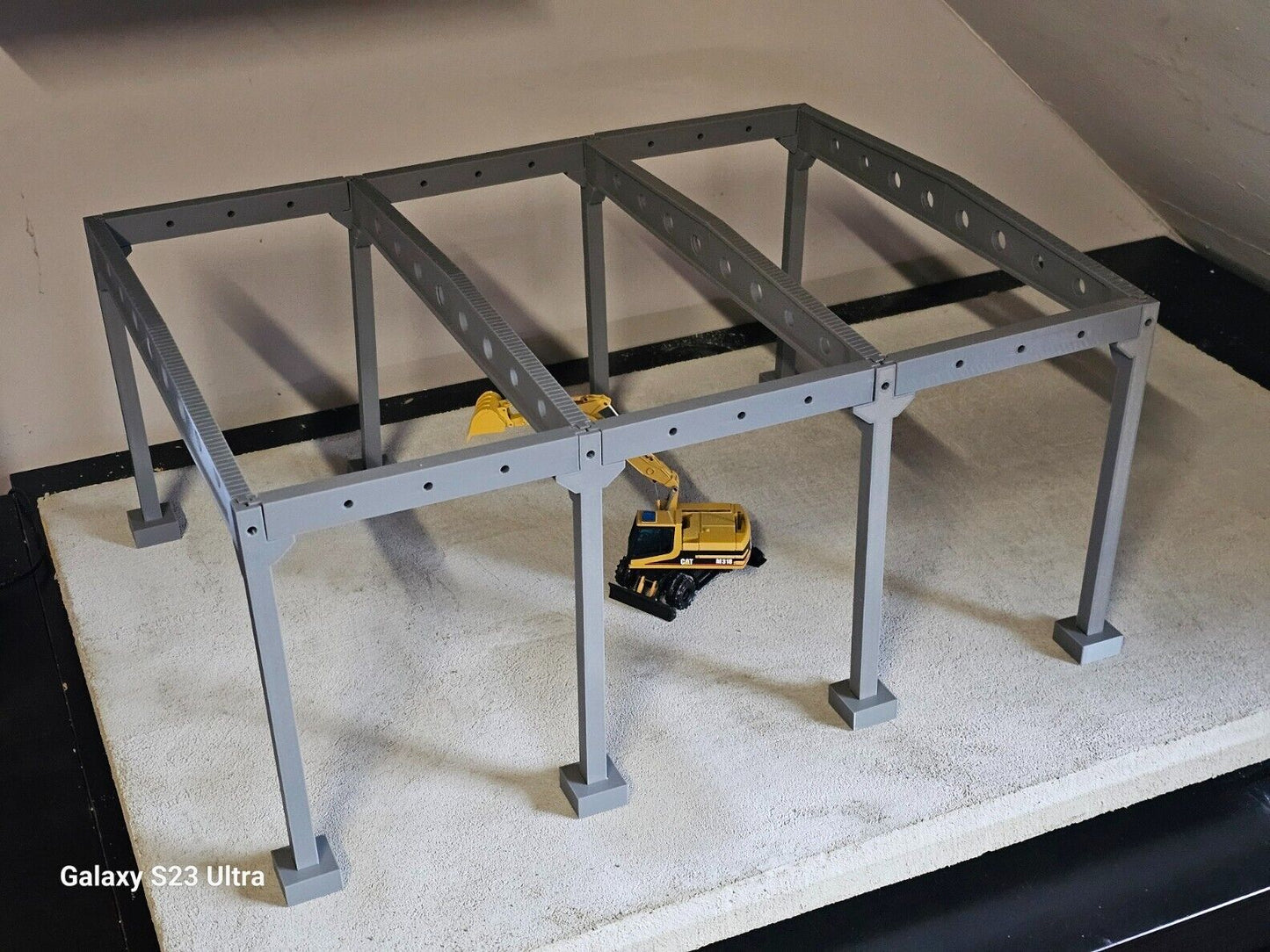 Halle/ Beton Fertigteil Halle Maßstab 1/50