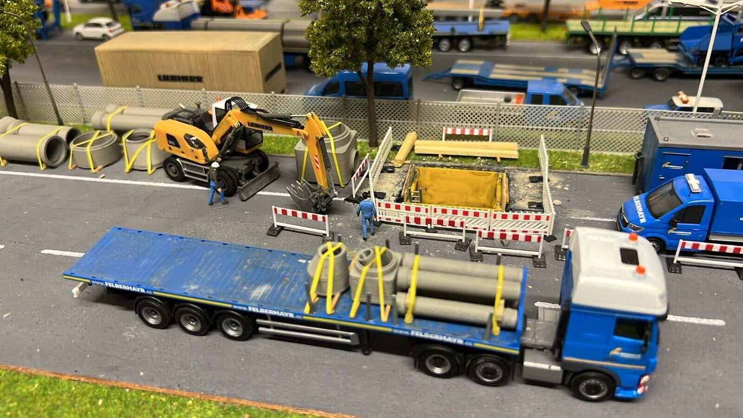 Schachtset Betonschacht DN 1000/400 Maßstab 1/87 Ladegut H0