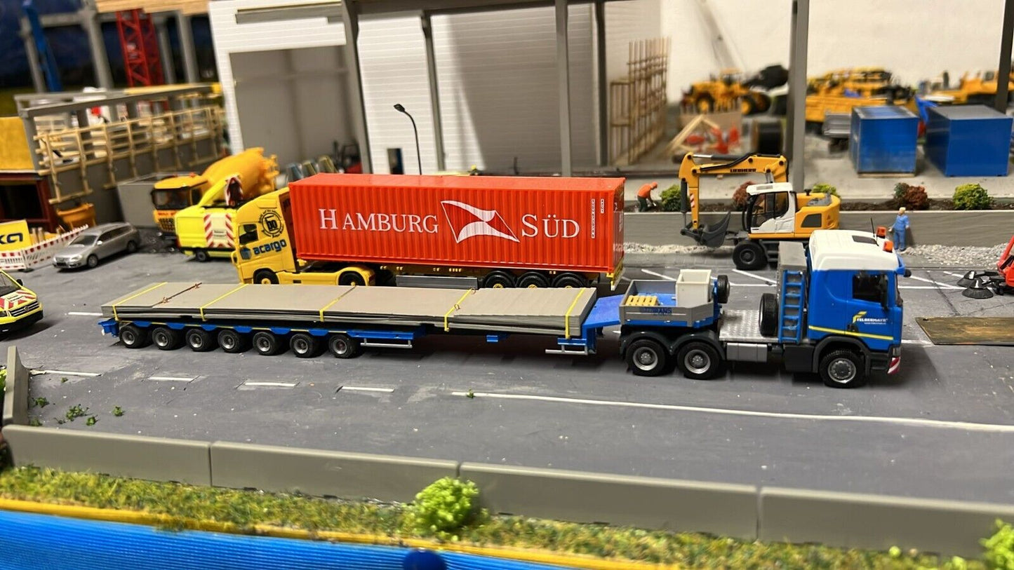 Brücke Überbau Segment/ Fahrbahnsegment 1/87 Ladegut H0
