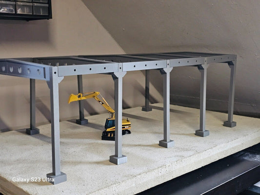 Halle/ Beton Fertigteil Halle  Maßstab  1/50 (Groß)