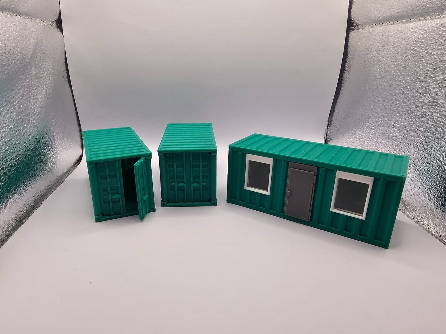 Container 1/50 Baustellen Container Manschafts Container Set