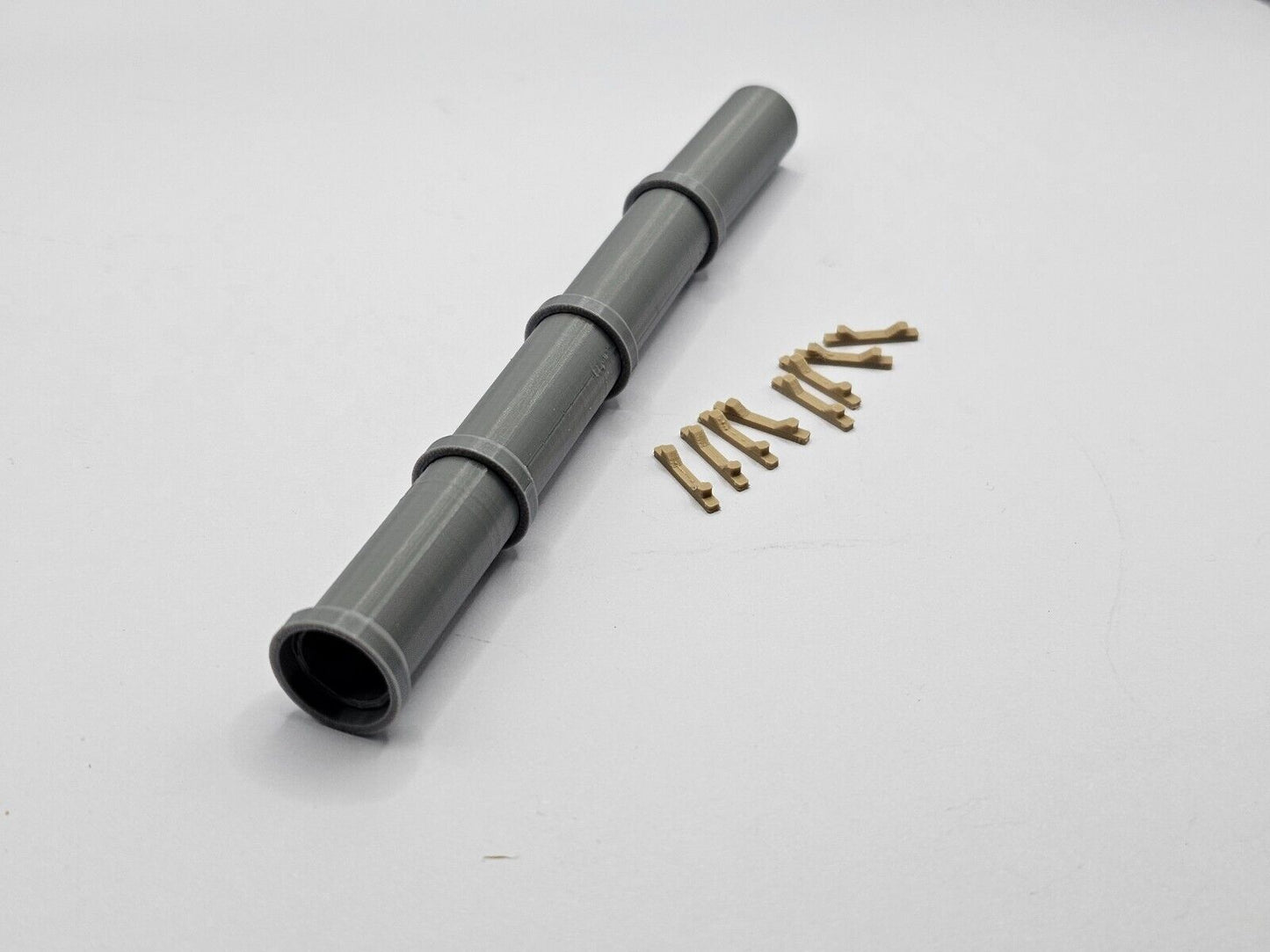 4x Rohr , Betonrohre DN 1000 1/87 Ladegut H0