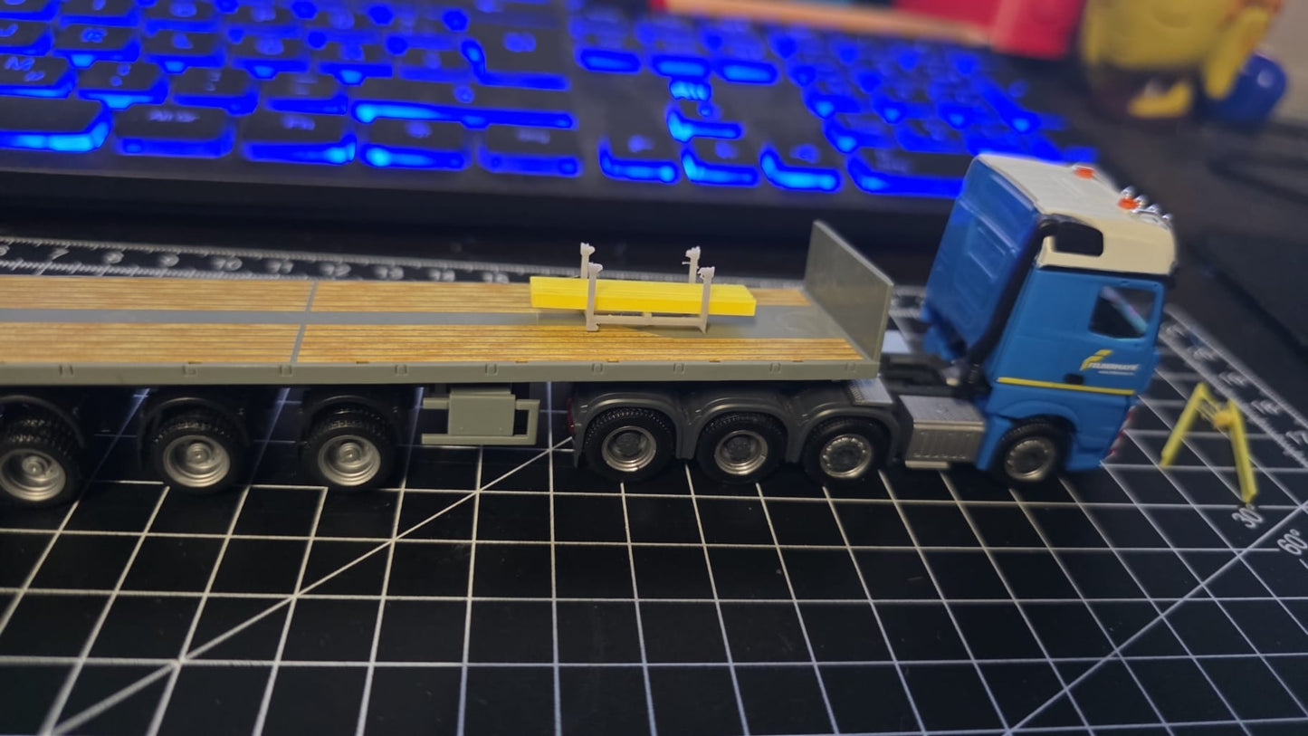 Transportgestell/ Stapelgestell im Maßstab 1/87 Ladegut H0