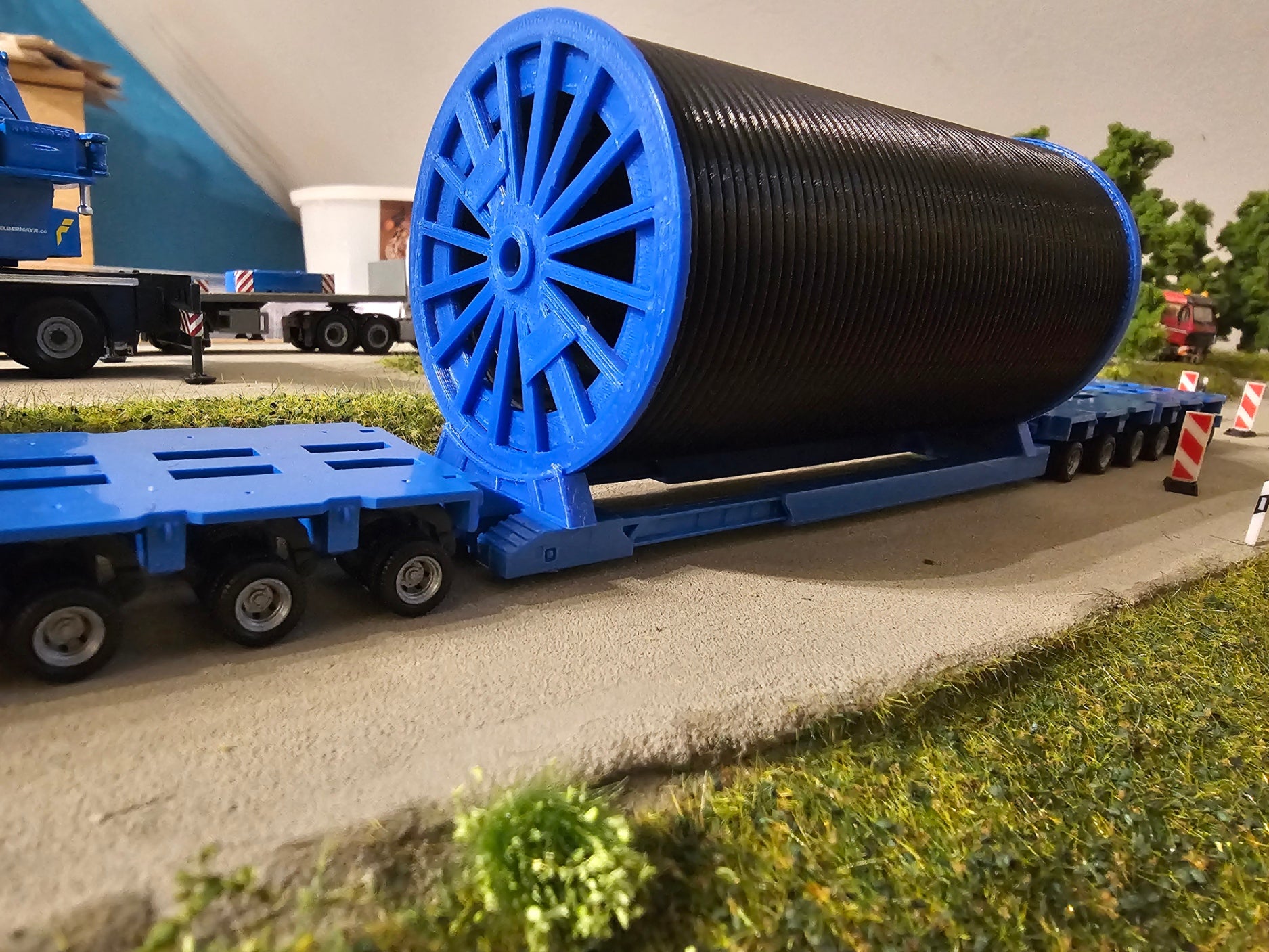 Zubehör Set Kabeltrommel Groß 1/87 Ladegut Schwertransport