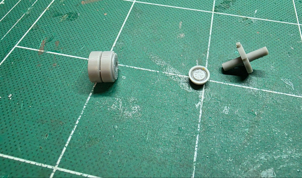 Gummirad Umbausatz für die Hamm HD 12 Im Maßstab 1/50