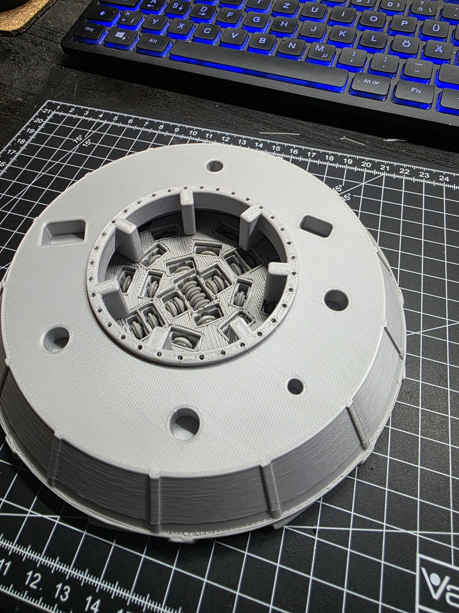 Bohrschild/Bohrkopf TBM 1/87 Ladegut H0