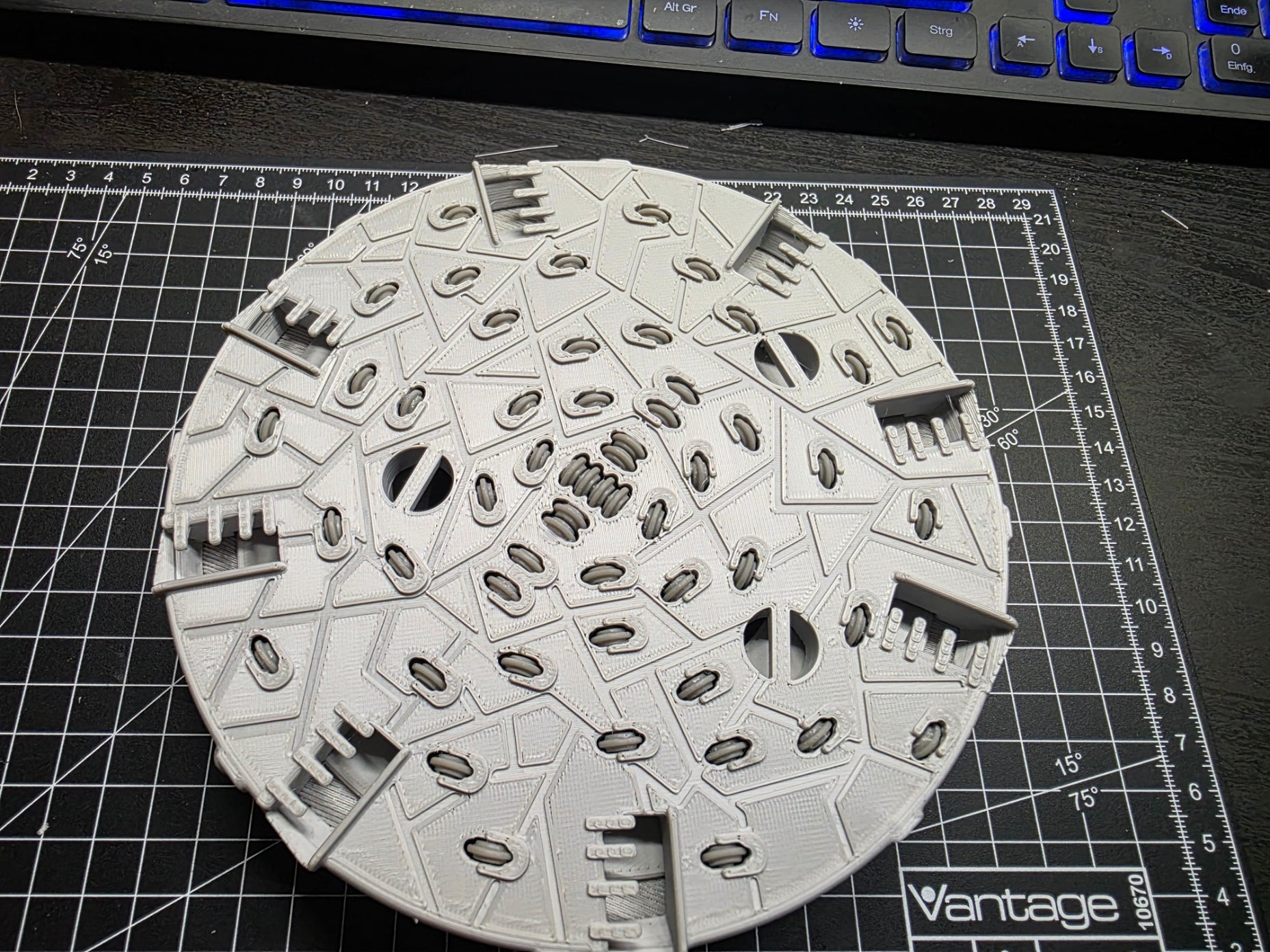 Bohrschild/Bohrkopf TBM 1/50 Ladegut