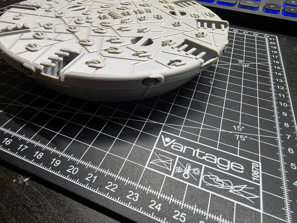 Bohrschild/Bohrkopf TBM 1/87 Ladegut H0