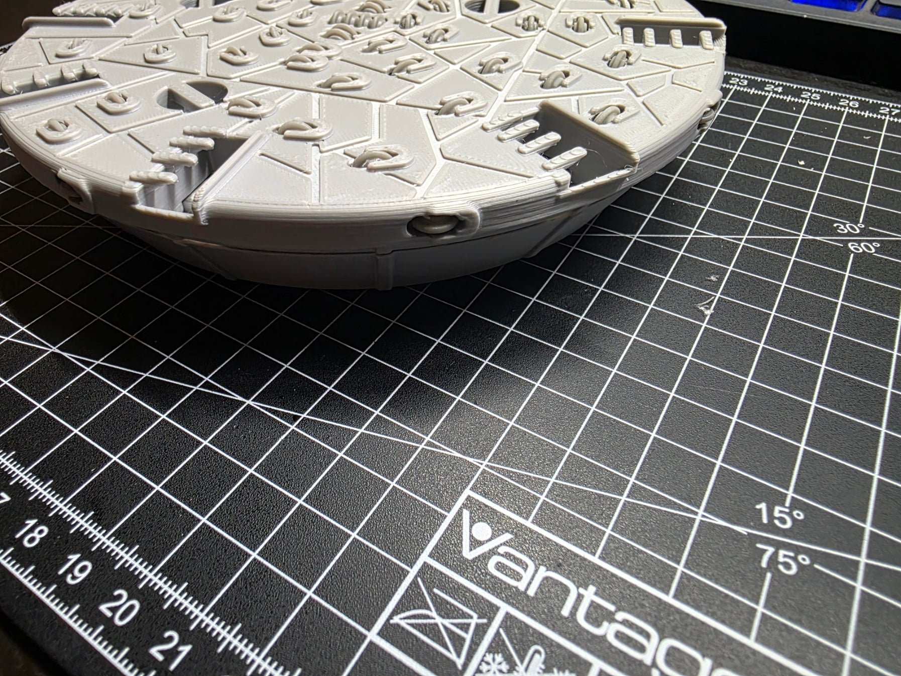 Bohrschild/Bohrkopf TBM 1/87 Ladegut H0