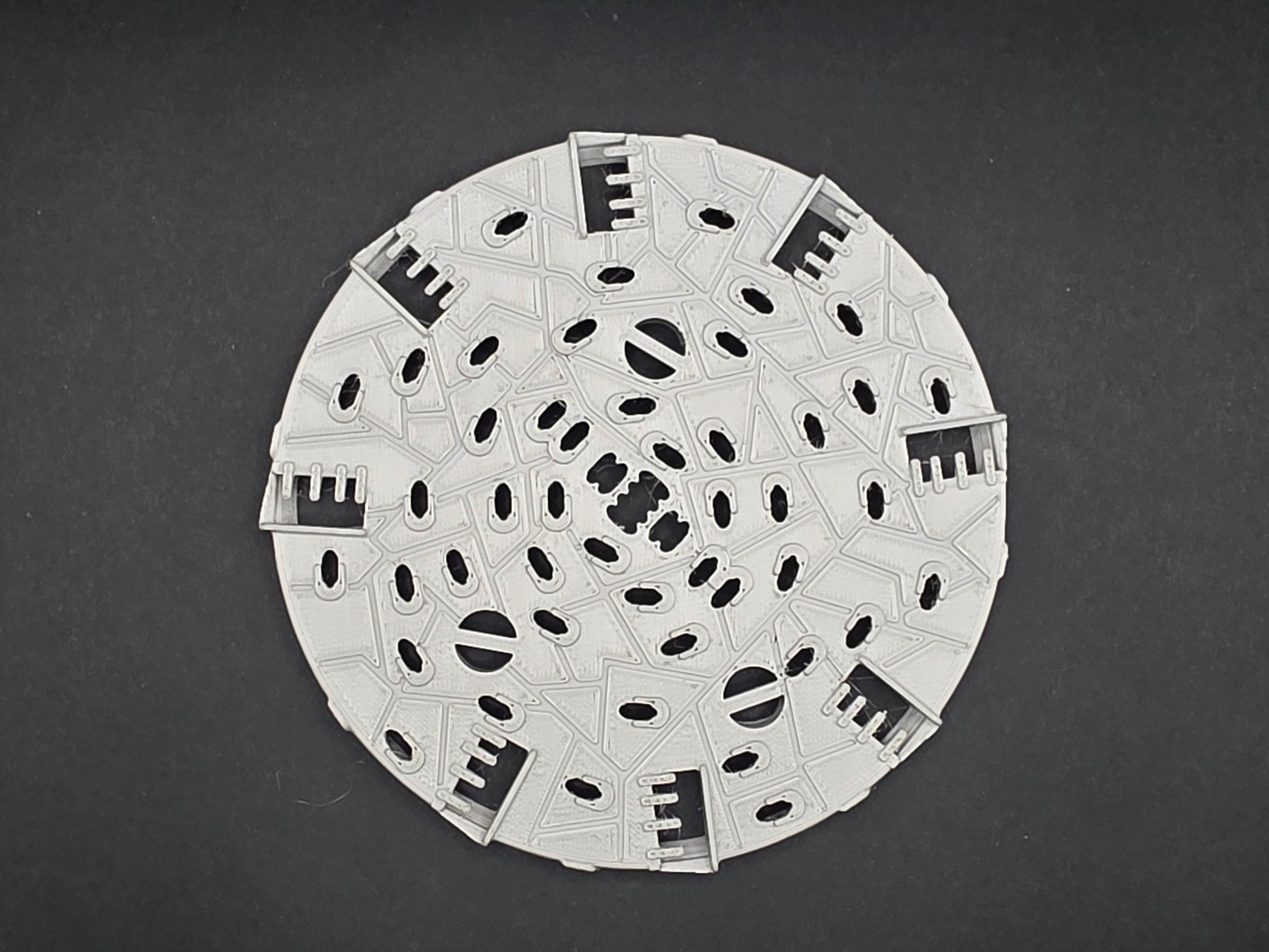 Bohrschild/Bohrkopf TBM 1/87 Ladegut H0