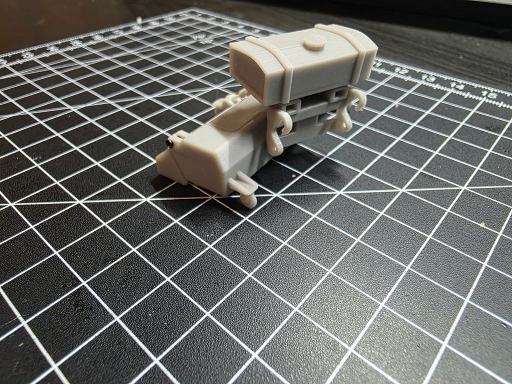 Anbau Kehrmaschine Für Radlader/Stapler im Maßstab 1/50