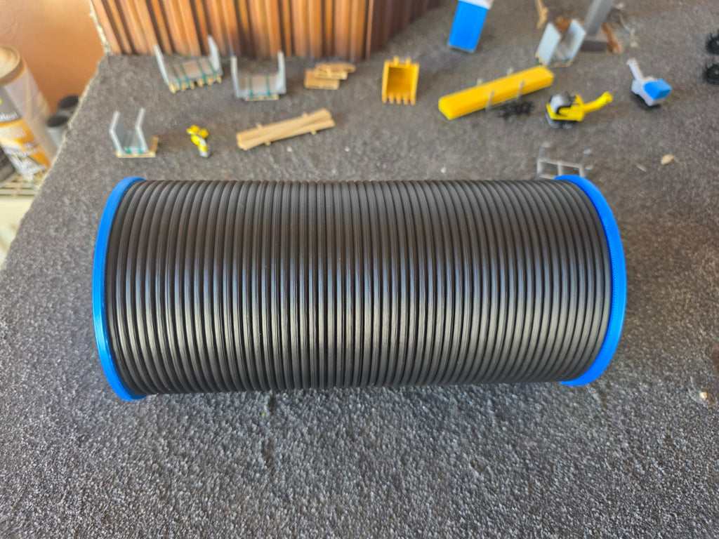 Kabeltrommel lang 1/50 Ladegut Schwertransport