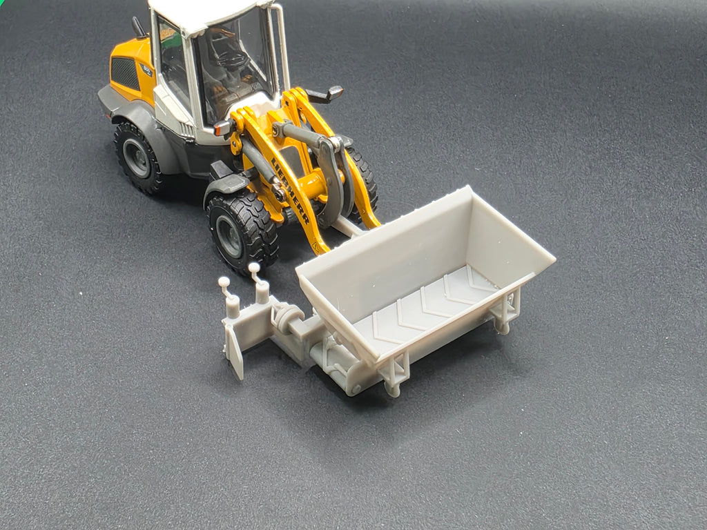 Bankett Fertiger Für Radlader Anbau im Maßstab 1/50