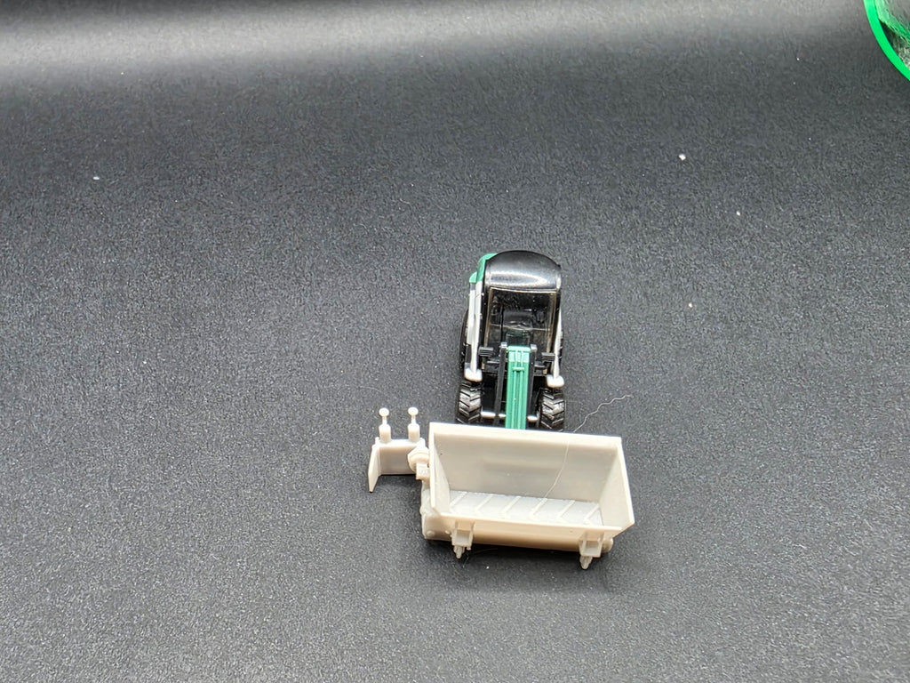 Bankett Fertiger Für Radlader Anbau im Maßstab 1/87 H0