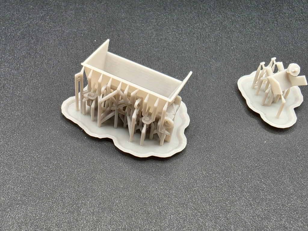 Bankett Fertiger Für Radlader Anbau im Maßstab 1/87 H0