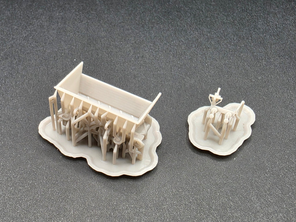 Bankett Fertiger Für Radlader Anbau im Maßstab 1/87 H0