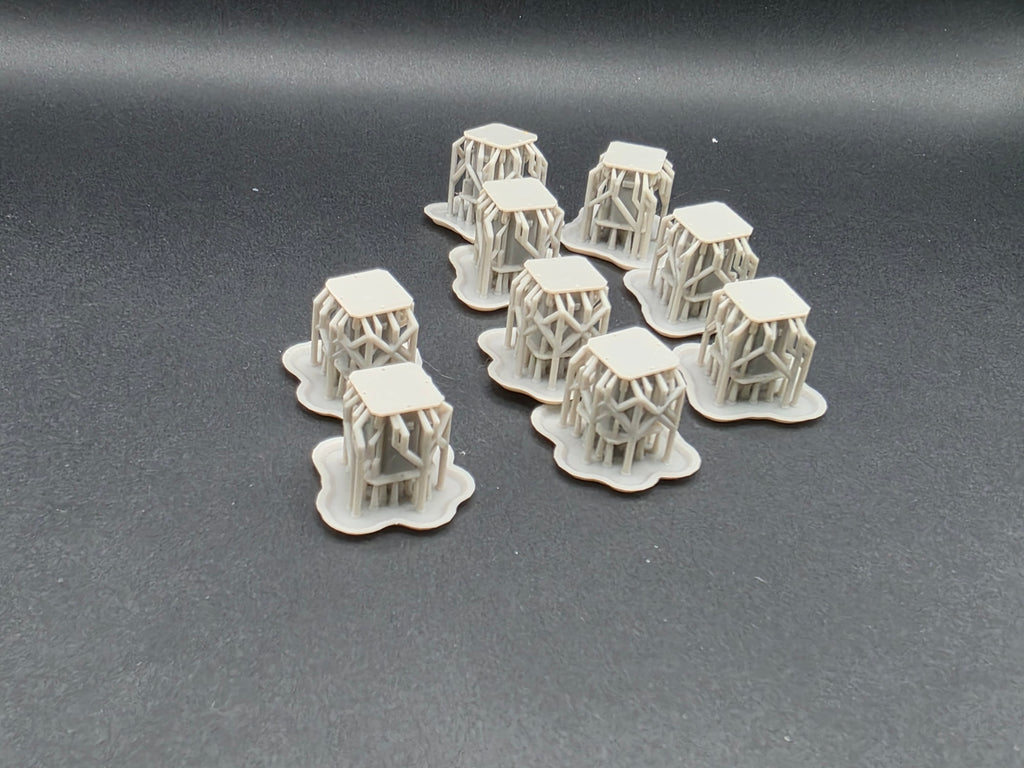 10 St Schwerlaststütze ( Elefantenfuß ) im Maßstab 1/87 H0