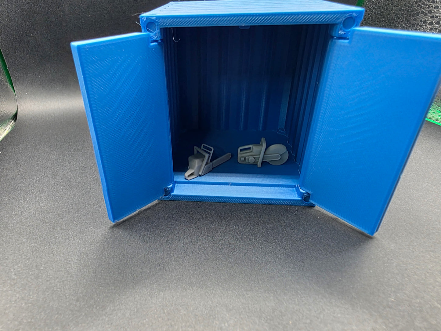 Container im Maßstab 1/32 Baustellen Container Lager Container 8 Fuß