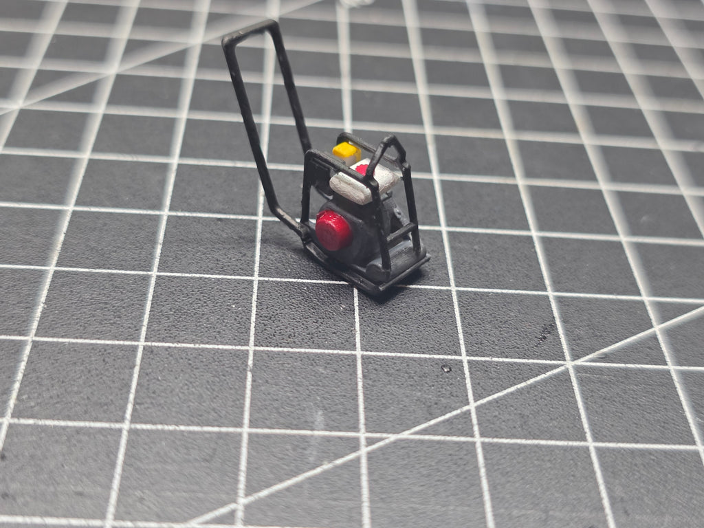 2x Rüttelplatte klein Für Pflaster/Asphalt im Maßstab 1/50