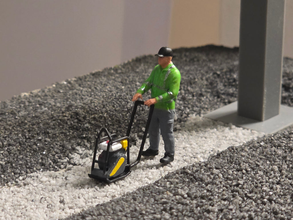 2x Rüttelplatte klein Für Pflaster/Asphalt im Maßstab 1/50