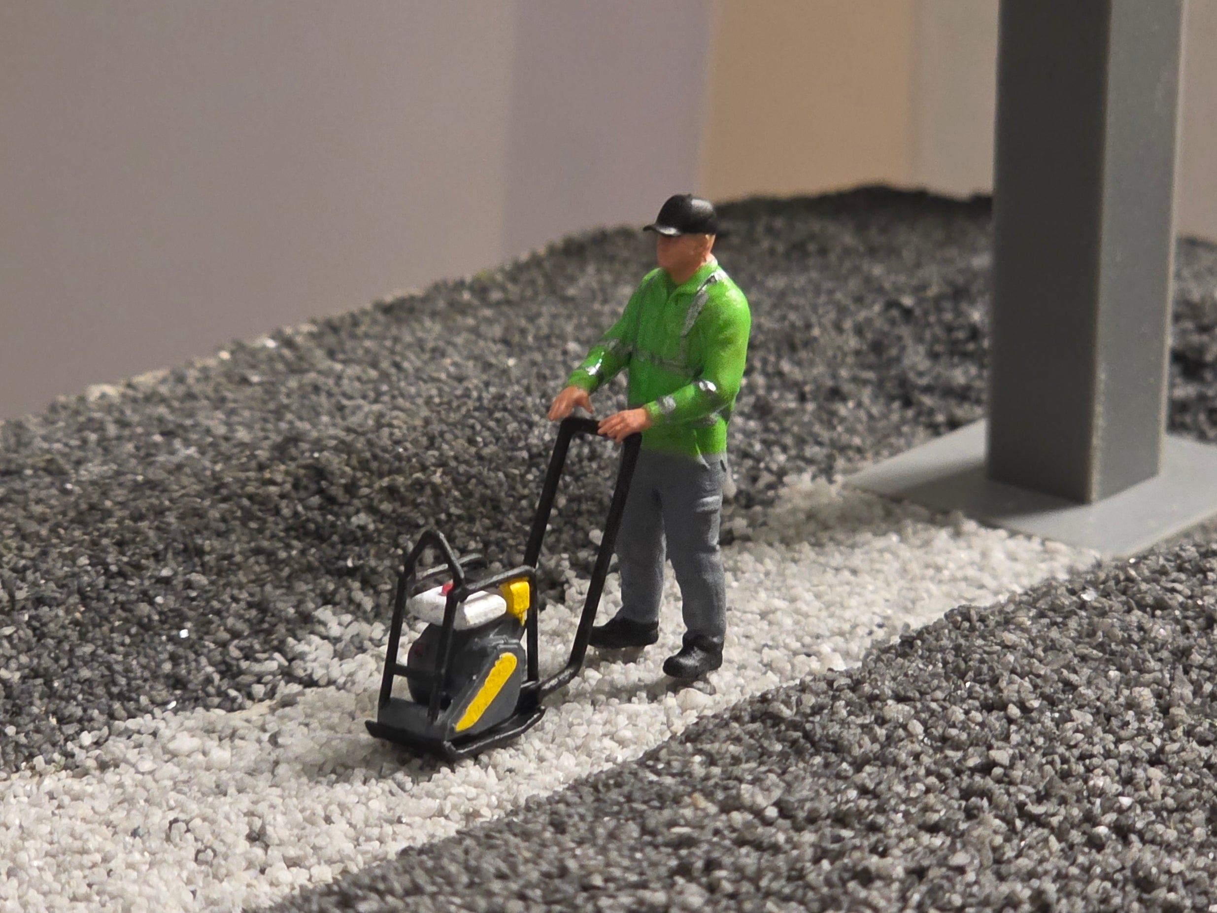 2x Rüttelplatte klein Für Pflaster/Asphalt im Maßstab 1/50