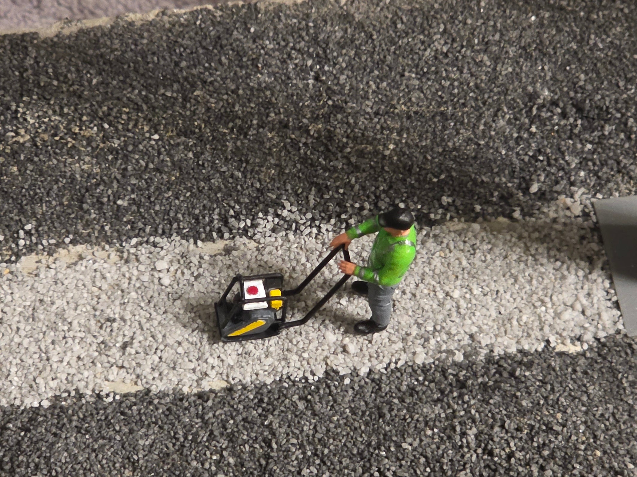 2x Rüttelplatte klein Für Pflaster/Asphalt im Maßstab 1/50