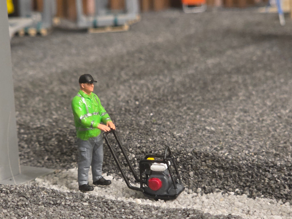 2x Rüttelplatte klein Für Pflaster/Asphalt im Maßstab 1/50