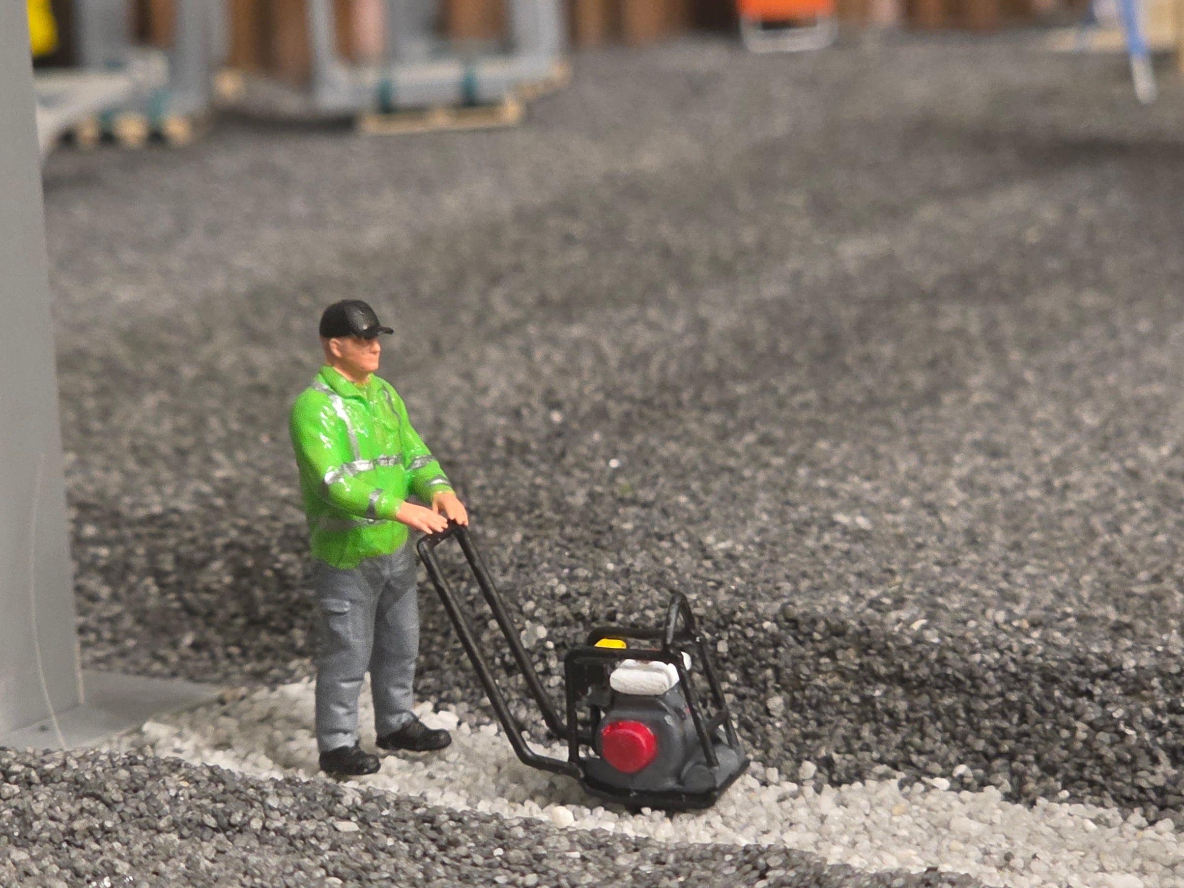2x Rüttelplatte klein Für Pflaster/Asphalt im Maßstab 1/50