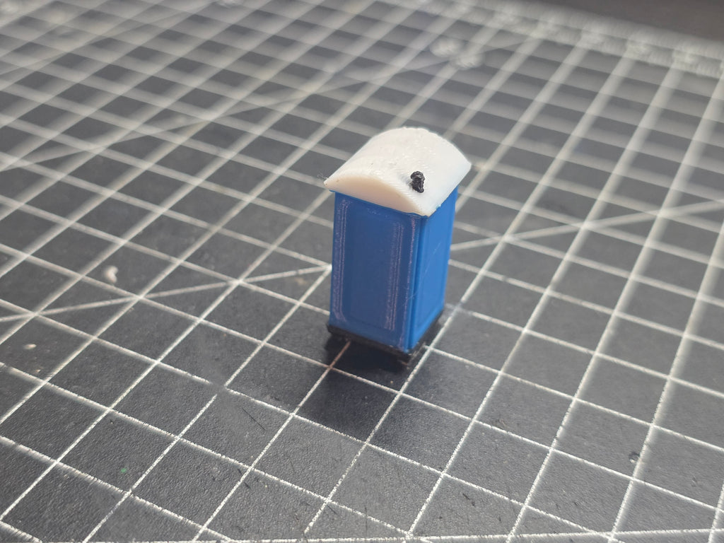 Baustellen Toilette Mobiltoilette 1/87 (Dixi) H0