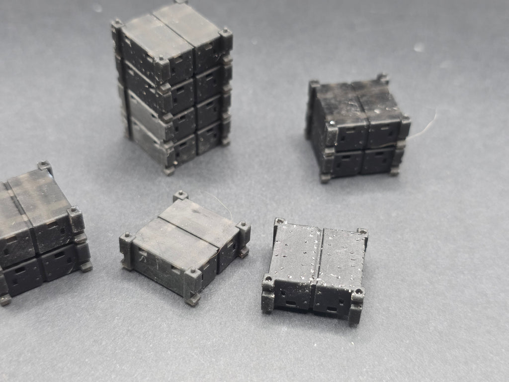 Stapelteile für Hydraulik Hebesystem Für Schwerlast im Maßstab 1/87 Ladegut H0