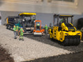 Gummirad Umbausatz für Bomag 174 und Ähnliche Im Maßstab 1/50