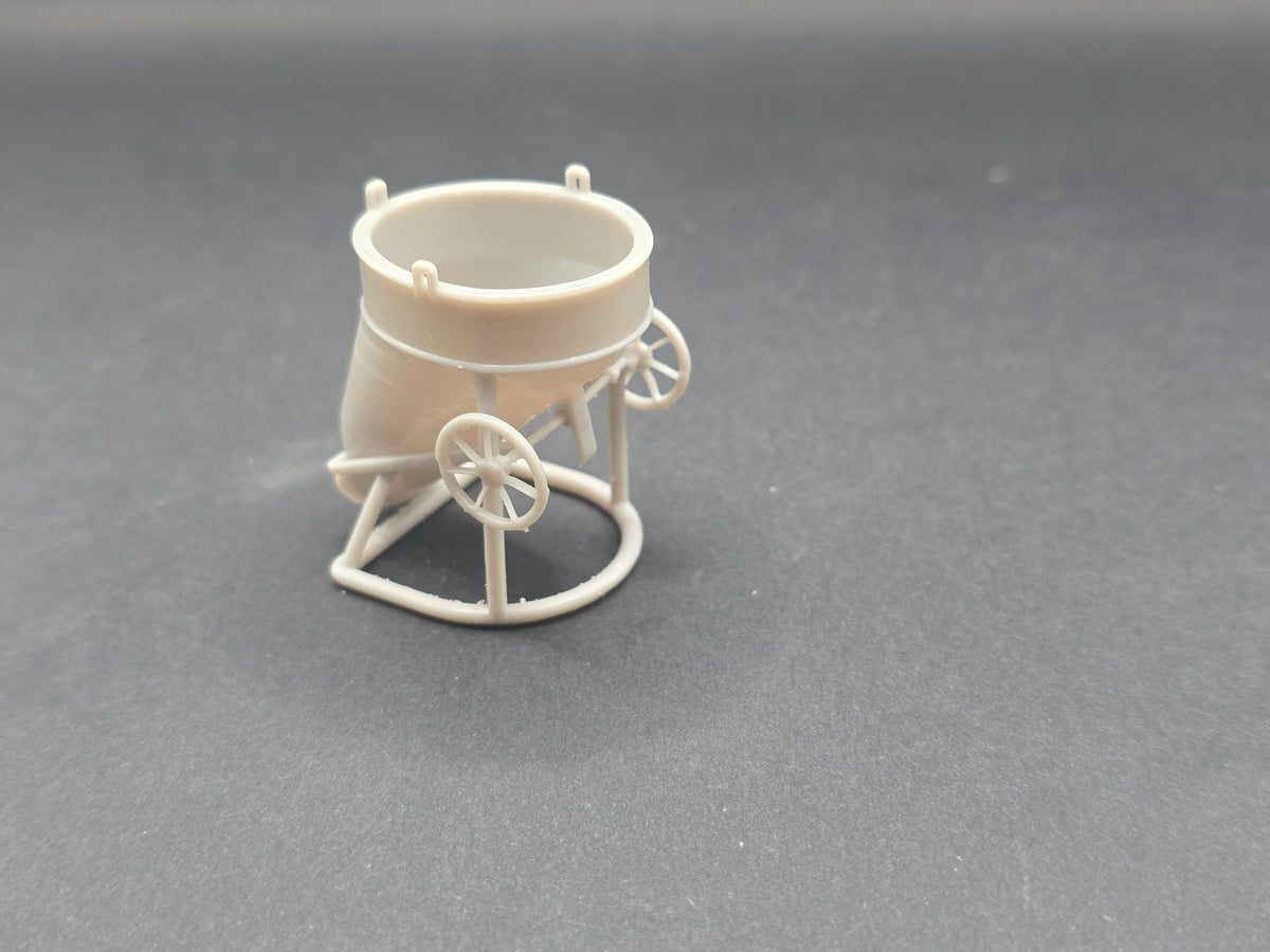 Beton Kübel / Betonbombe im Maßstab 1/50