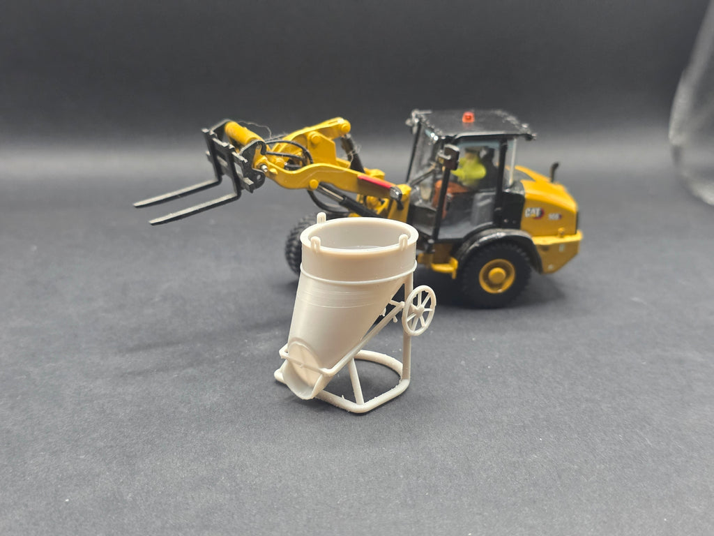 Beton Kübel / Betonbombe im Maßstab 1/50