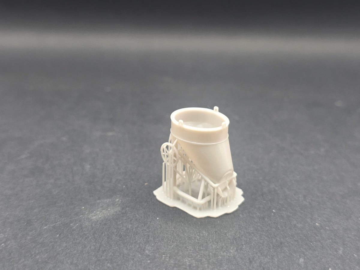 Beton Kübel / Betonbombe im Maßstab 1/87