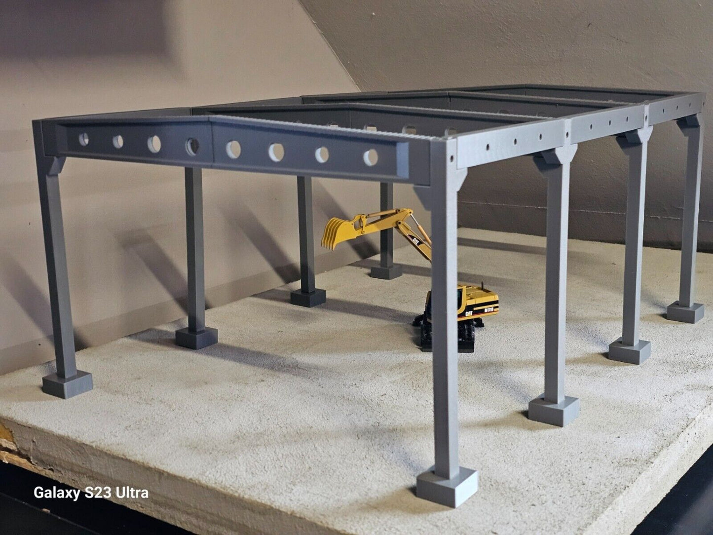Halle/ Beton Fertigteil Halle  Maßstab  1/50