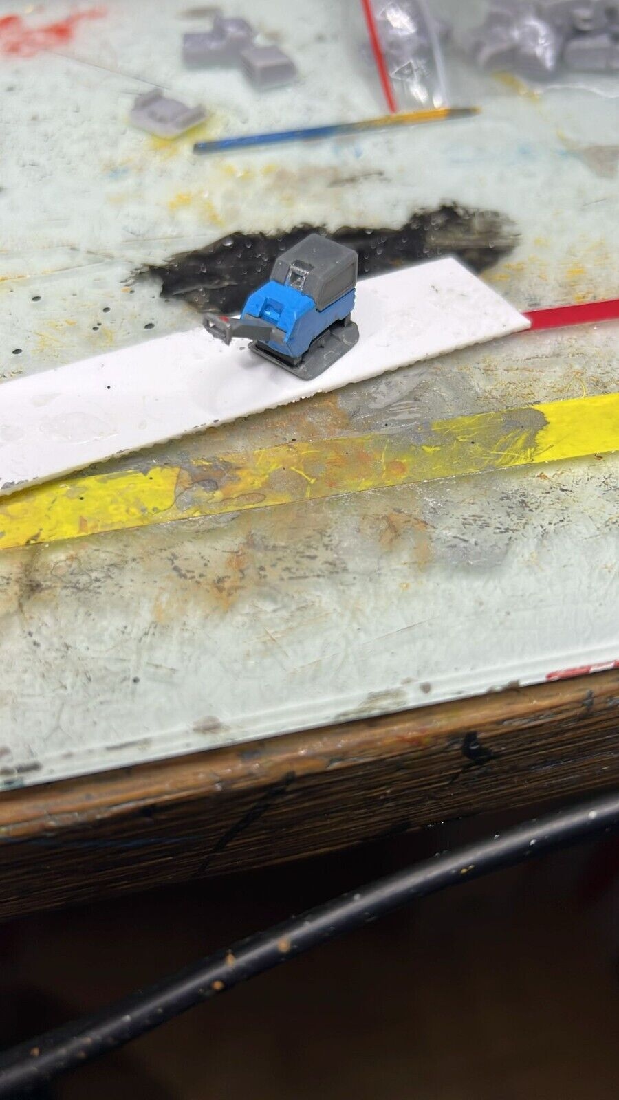 Rüttelplatte  1/87 Ladegut H0
