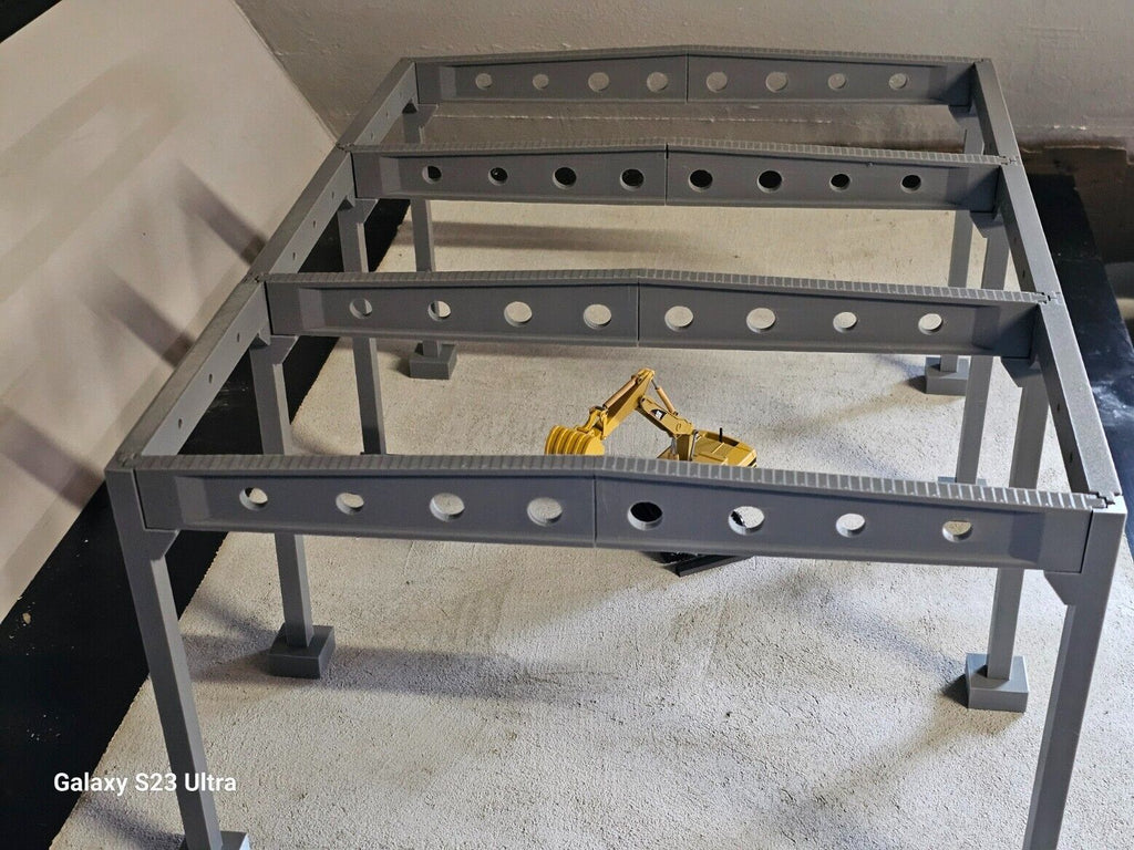 Halle/ Beton Fertigteil Halle  Maßstab  1/50