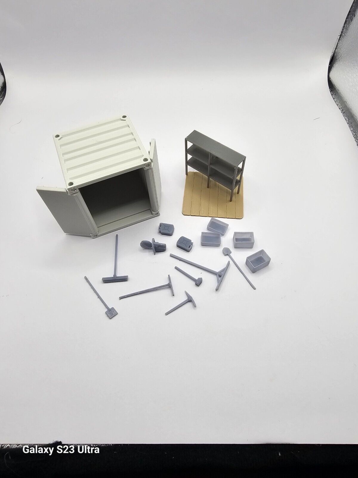 Container 1/50 Baustellen Container  8 Fuß Komplet Set