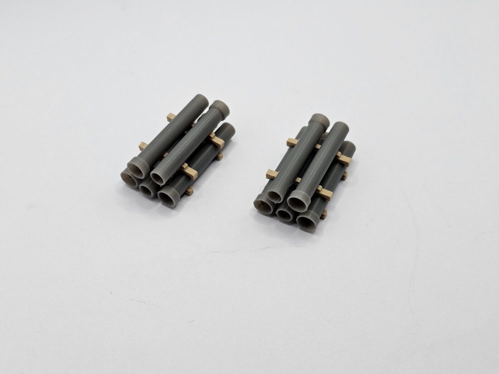 2x Rohr Paket Betonrohre DN 400  1/87 Ladegut H0