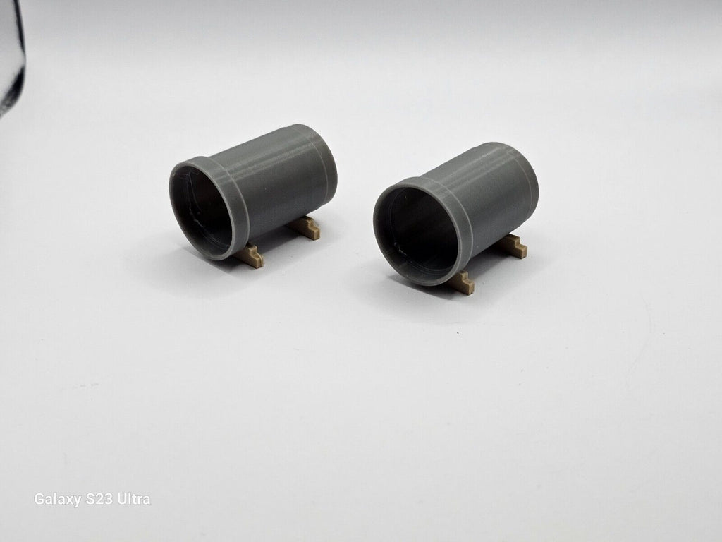 2x Rohr , Betonrohre DN 2000  Maßstab 1/87 Ladegut H0