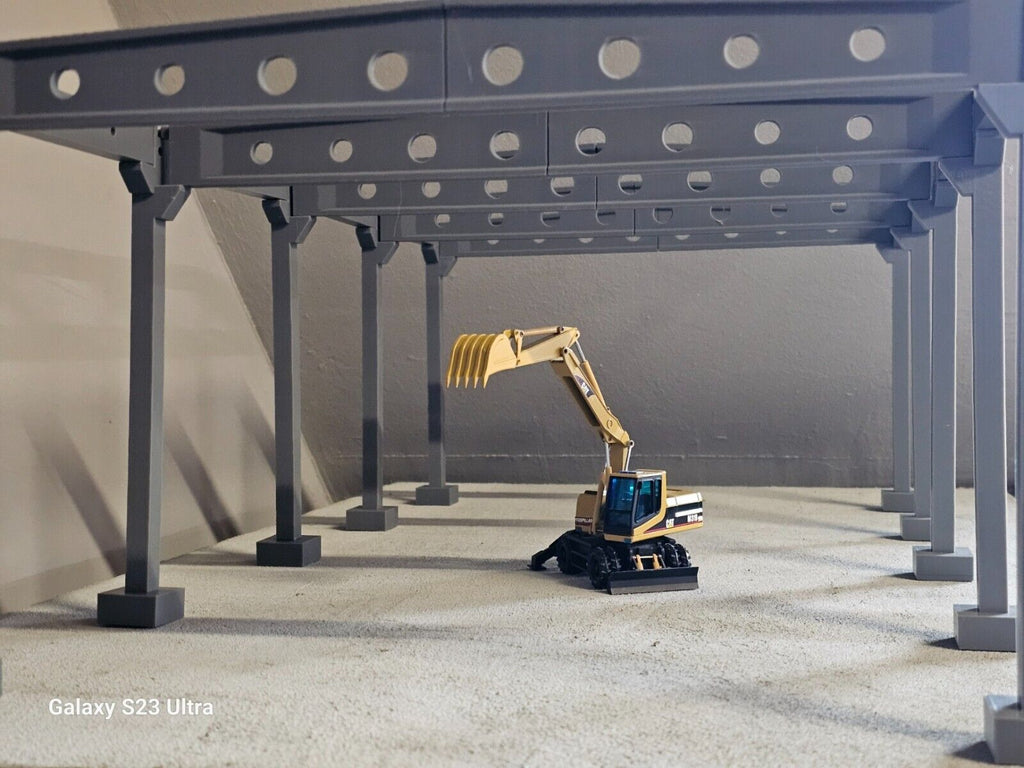 Halle/ Beton Fertigteil Halle  Maßstab  1/50 (Groß)