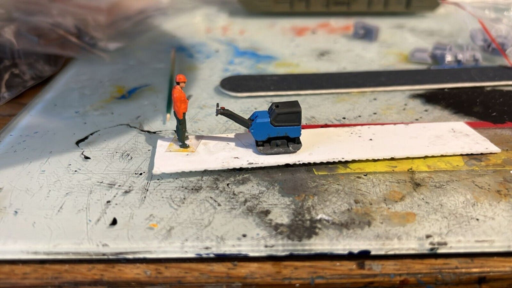 Rüttelplatte  1/87 Ladegut H0