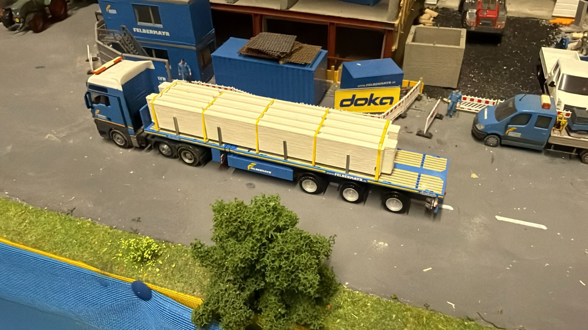 Porenbeton Wandelemente im Maßstab 1/87 Ladegut H0