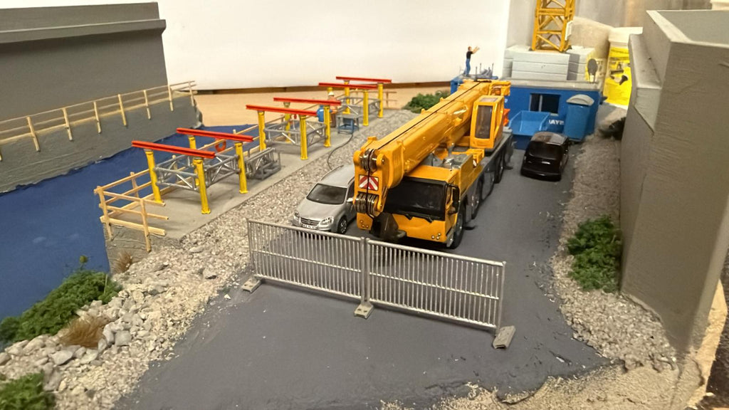 Querriegel für Schwerlast Stützen/ Stützenturm im Maßstab 1/87 H0 ( 5 Stück )