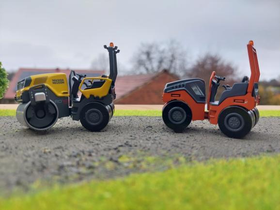 Gummirad Umbausatz für die Hamm HD 14 Im Maßstab 1/50