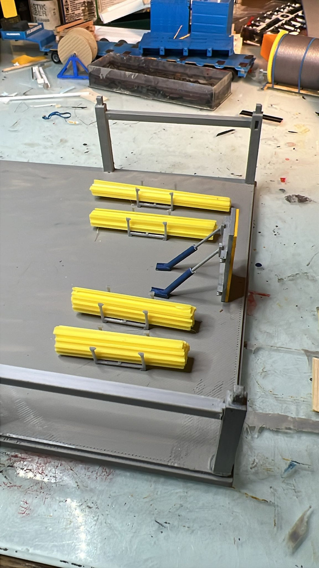 50 St Schalungsträger H20 Im Set alle Längen im Maßstab 1/87 Ladegut H0