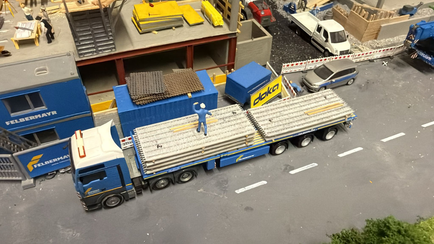 Decken Platten/ Fertigteil Decken im Maßstab 1/87 Ladegut H0