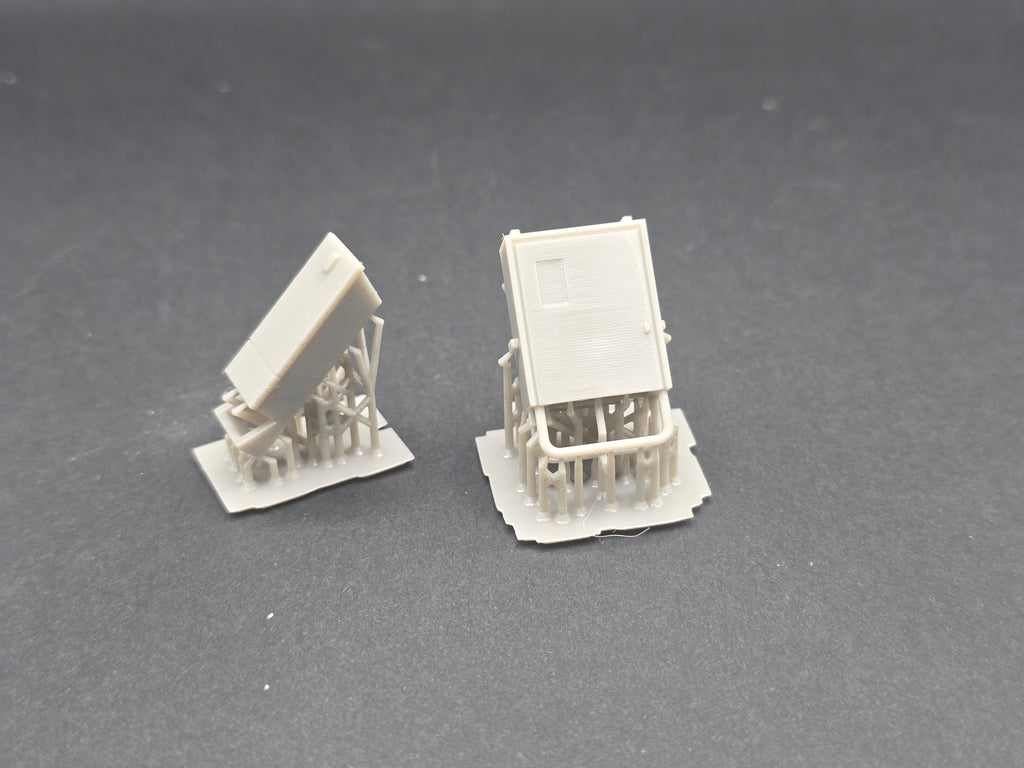Stromkasten/Baustromkasten und Anschluss Säule im Maßstab 1/50